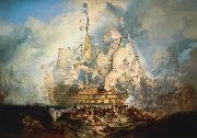 The Battle of Trafalgar William Turner